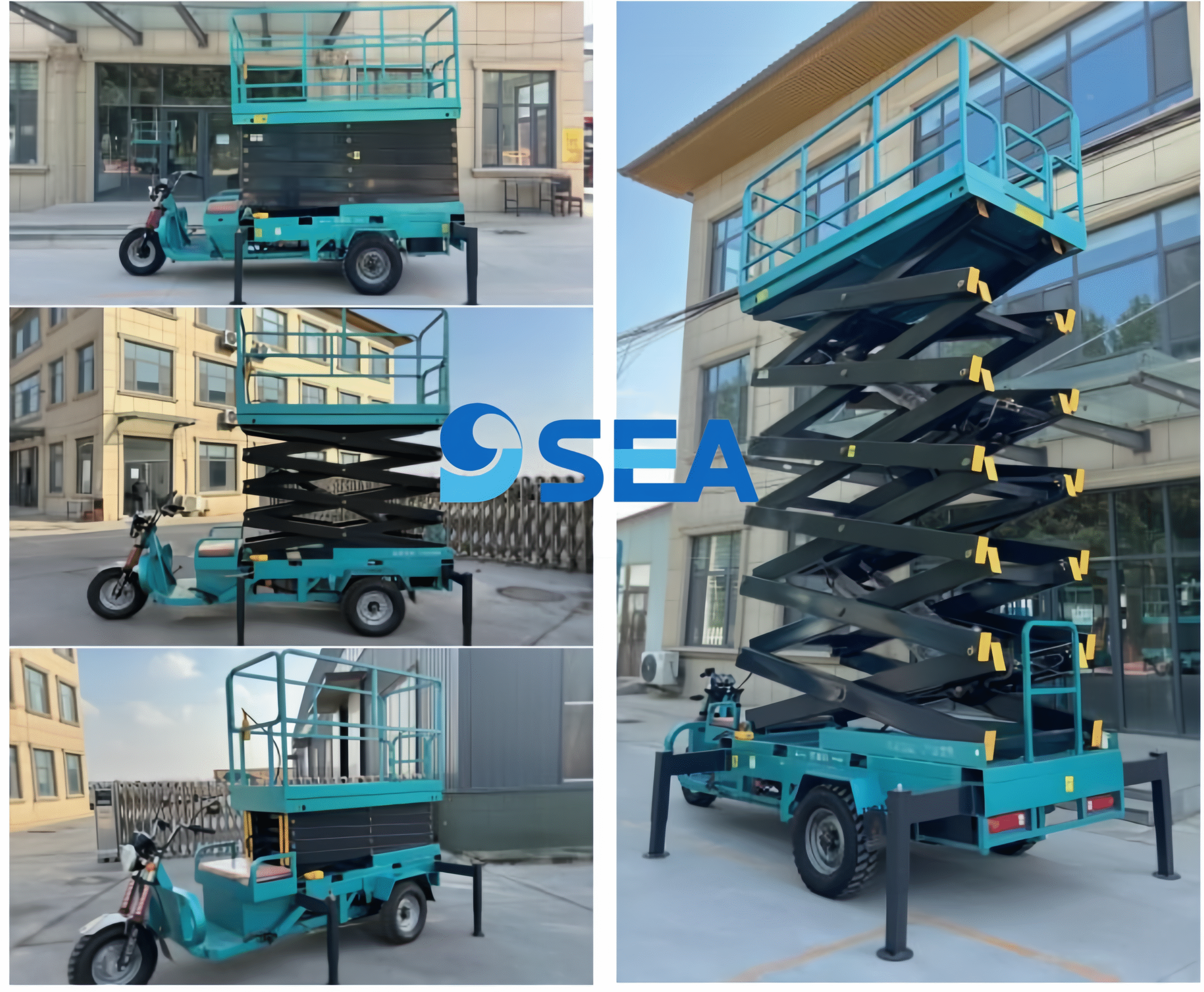 Tricycle mounte dlifting platform